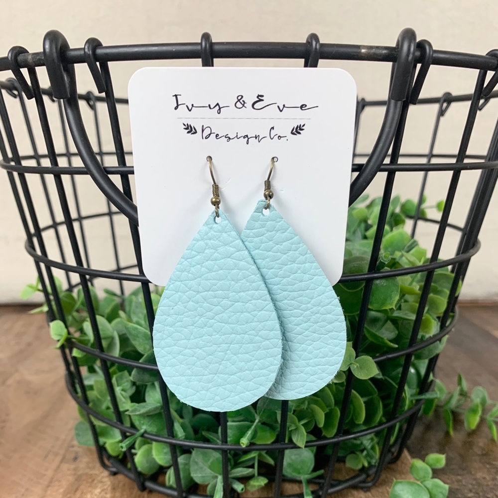 Genuine Leather Robin Earrings